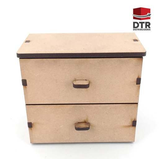 [MBU-007] Comoda con 2 cajones FIJOS