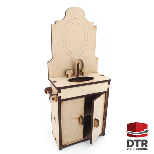 [MBU-081] Mesada baño con puertas