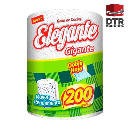 [RCF-004] Rollo de cocina GIGANTE de 200 paños - Marca: ELEGANTE