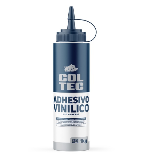 [AVN-004] Adhesivo vinílico en POMO con pico aplicador - Marca: COLTEC - Cont. Neto: 1 Kg.