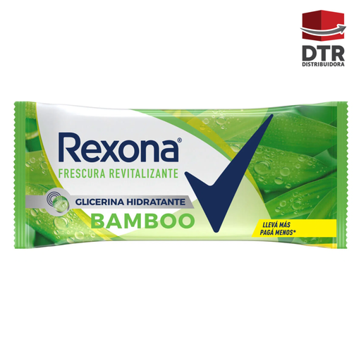 [JRX-005] Jabon de tocador REXONA FRESCURA REVITALIZANTE BAMBOO - Marca: Rexona - Cont.neto: 3 x 125 gr. c/u