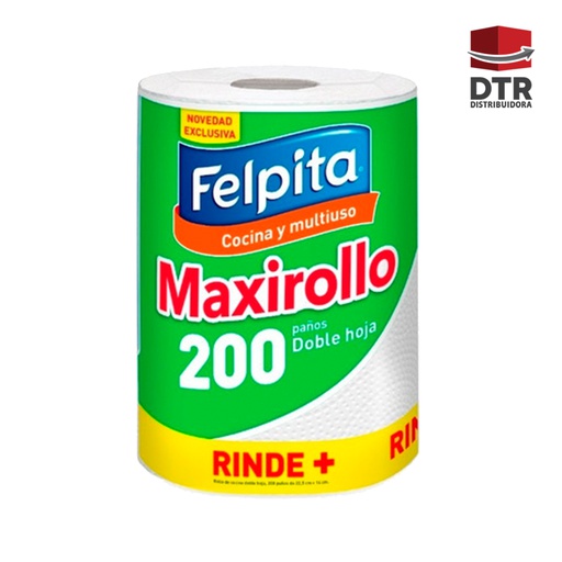 [RCF-003] Rollo de Cocina MaxiRollo FELPITA de 200 Paños