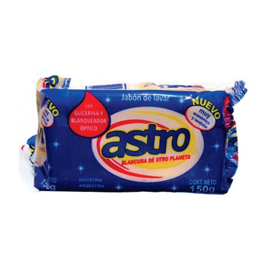 [JPA-001] Jabón en PAN color BLANCO de 150 gr. - Marca ASTRO