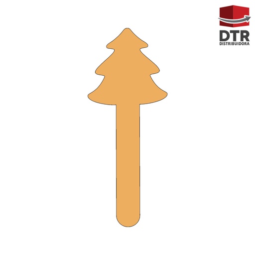Árbol de navidad con varilla