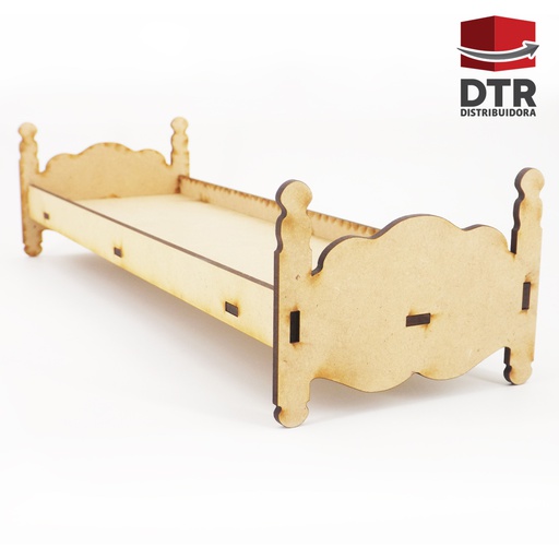 [MBU-001] Cama 1 plaza para muñecas Barbie